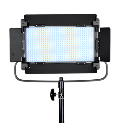 39W LED650AS ثنائي اللون 5600-3200K مصباح فيديو LED عملي مع 2 قطعة من بطاريات F550