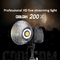 Coolcam 200X 220W max ثنائي اللون احترافي ملء خفيف ومحمول وخفيف الوزن