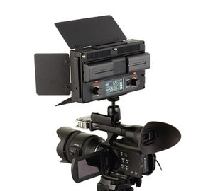 إضاءة كاميرا فيديو LED قابلة للتكديس قابلة للتعديل مع بطاريات